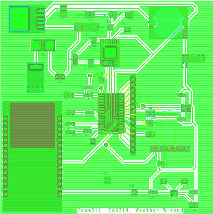 Weather Station PCB