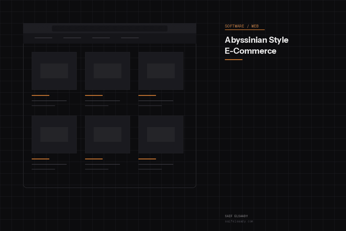 Abyssinian Style E-Commerce