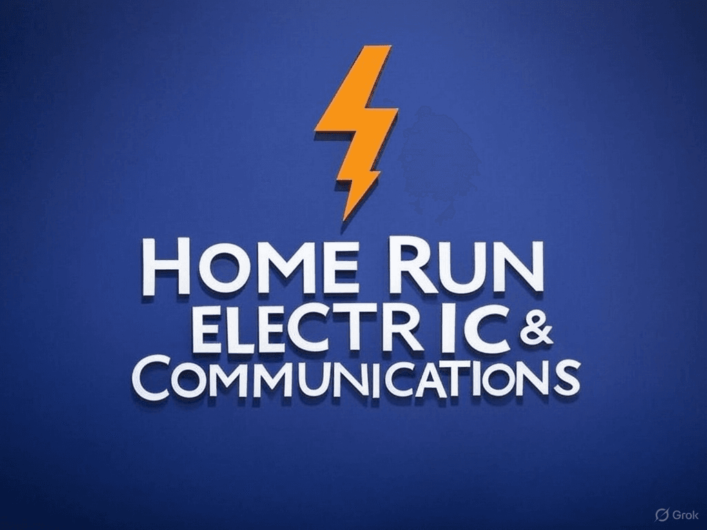 Home Run Electric Logo